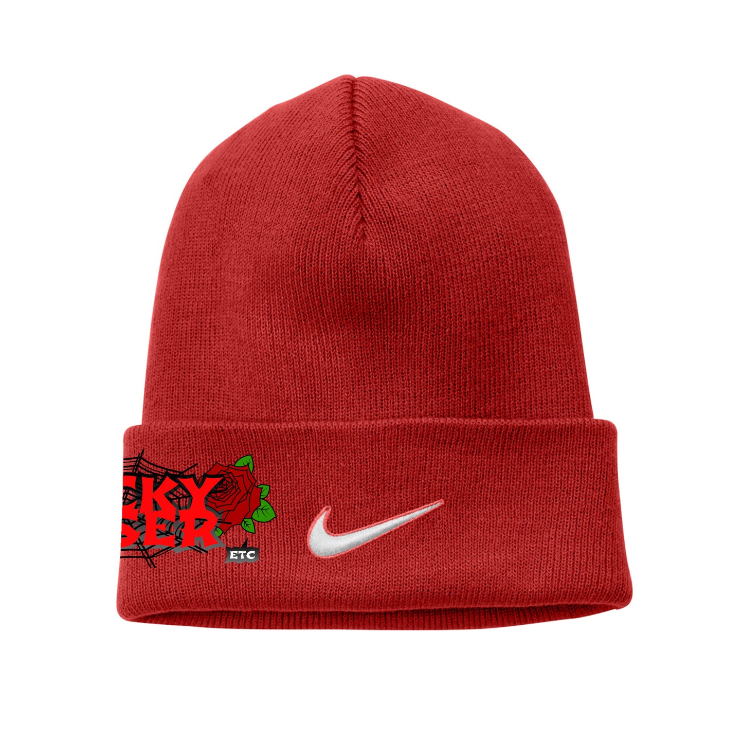 Lucky Loser Stamp Beanie Red